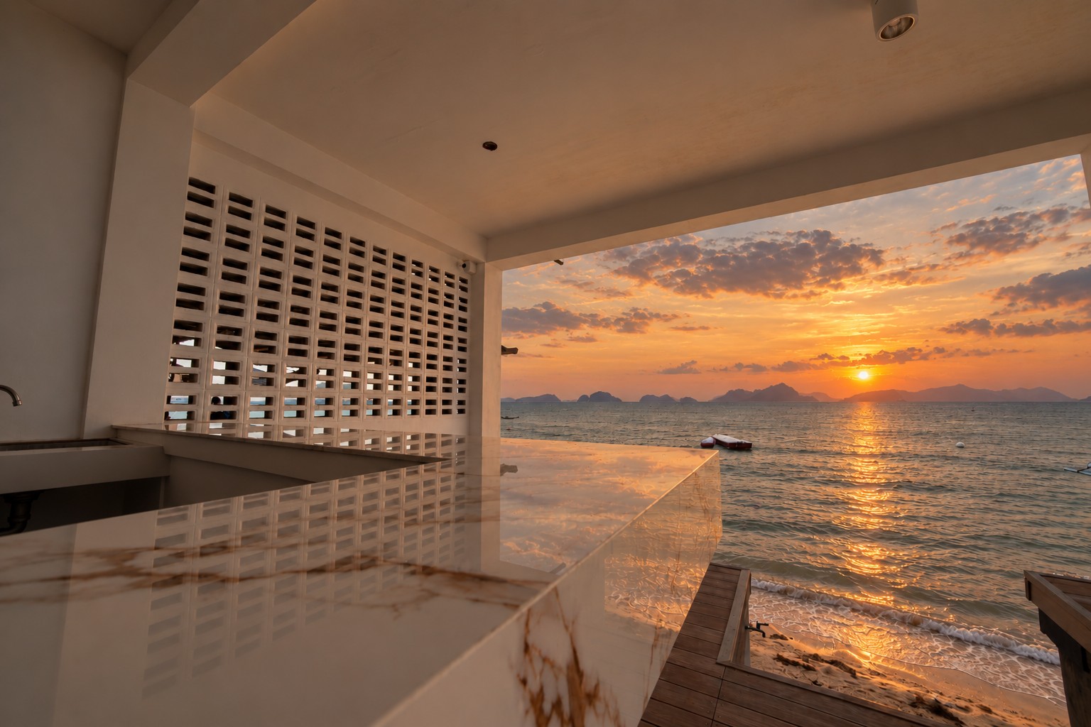 Beachfront Sunset Bar